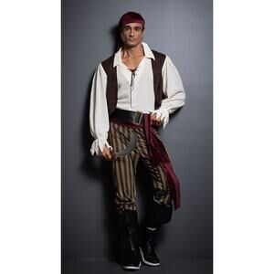 NEW California Costumes Rogue Pirate Men's Halloween Costume Size Medium